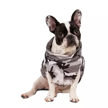 Rurri Куртка на молнии для собак 3XL черный (унисекс)