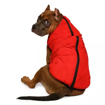 Rurri Куртка на молнии для собак 2XL красный (унисекс)