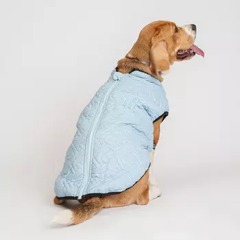 RURRI Куртка на замке для собак, 4XL, голубой