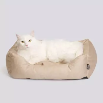 Rurri Лежак для кошек и собак, 60х50х15 см, бежевый
