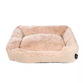 Rurri Лежак для кошек и собак мелких и средних пород, 70х60x20 см, бежевый