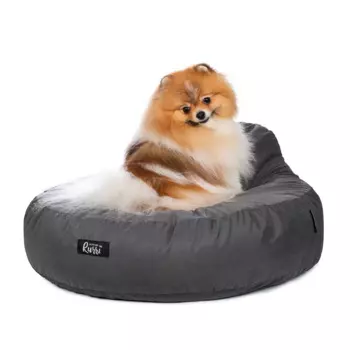 Rurri Лежак для кошек и собак мелких и средних пород, 70х70х35 см, серый