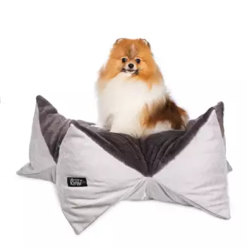 Rurri Лежак для кошек и собак мелких и средних пород, 80х80х30 см, коричневый