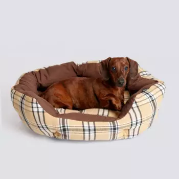 RURRI Лежак для кошек и собак мелких пород, 61х51 см, бежевый