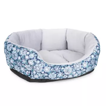 Rurri Лежак Морозко №2 для собак и кошек мелких и средних пород, 56х50х17 см, синий