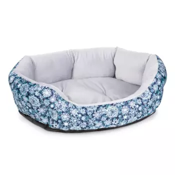 Rurri Лежак Морозко №3 для собак и кошек мелких и средних пород, 63х55х18 см, синий