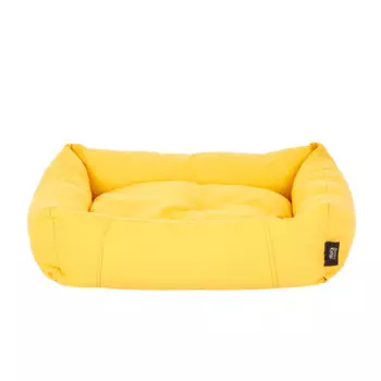 Rurri Лежак хлопок 4 для кошек и собак мелких и средних пород, 60х50 см, желтый
