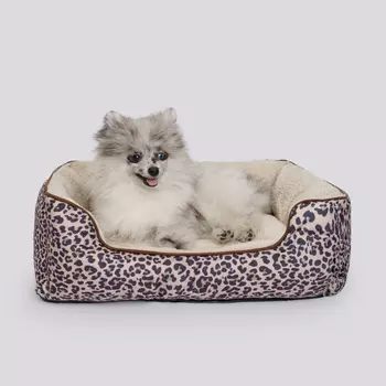 RURRI Лежак Леопард 55х50х20см, бежевый