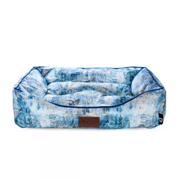 Rurri Лежак Save-the-planet для кошек и собак мелких пород, 61х48х18 см, синий