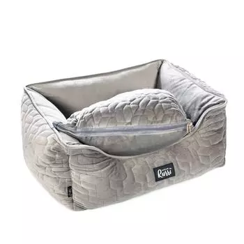 Rurri Лежак для кошек и собак мелких пород, 50х40х18 см, серый
