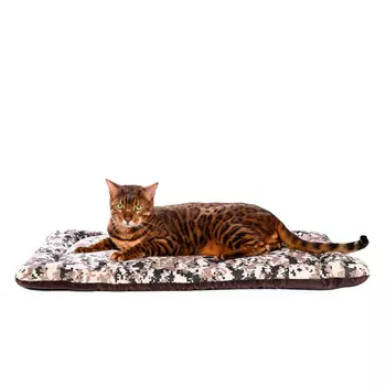 Rurri Матрас Пиксель №4 для кошек и собак средних и крупных пород, 95х60х6 см, хаки