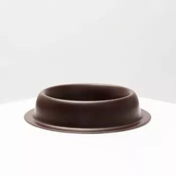 RURRI Миска для кошек и собак Full Color, 470 мл, 20х4,5 см, коричневая