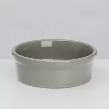 RURRI Миска керамическая для кошек и собак, 300 мл, серый