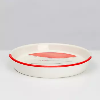 RURRI Миска керамическая для кошек и собак Японский Мотив, 100 мл, белый