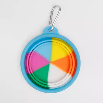 Rurri Миска складная для собак и кошек, 240 мл, разноцветная