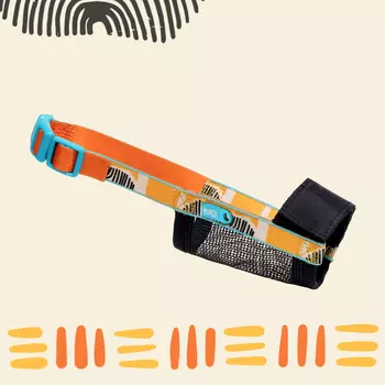 RURRI Намордник нейлоновый для собак Саванна, S, обхват морды 18-20 см, оранжевый