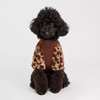 RURRI Пальто для собак, XL, леопардовое