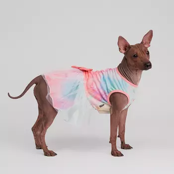 Rurri Платье Хиппи яркие краски M