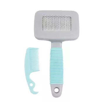 RURRI Пуходерка и гребень для грызунов, 14х7,2 см