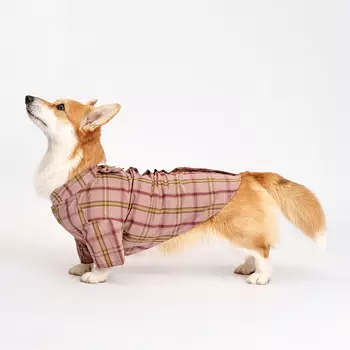 RURRI Рубашка с бантом для собак, 3XL, красная