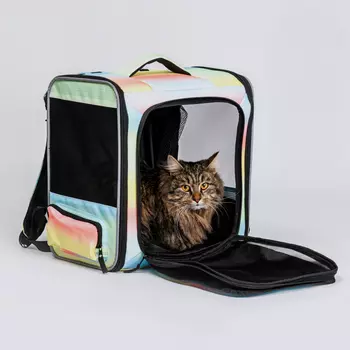 Rurri Рюкзак с дополнительной секцией для кошек и собак, 36х25х40 см