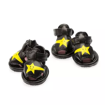 RURRI Сандалии для собак XS черный (унисекс)