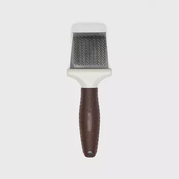 RURRI Щетка-пуходерка двухсторонняя для кошек и собак, 22х7,3 см