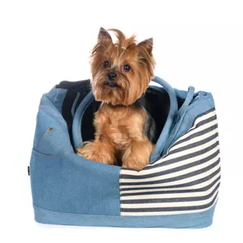 Rurri Сумка для кошек и собак мелкого размера, 40x23x28 см, голубая
