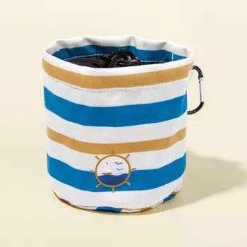 Rurri Сумка для лакомств с карабином для собак и кошек Аквамарин, 11х12 см