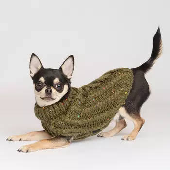 RURRI Свитер для кошек и собак, M, зеленый