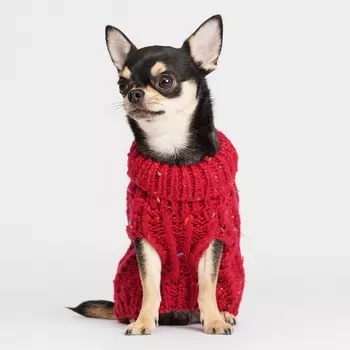 RURRI Свитер для кошек и собак, S, красный