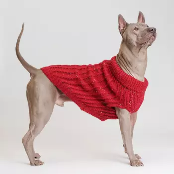 RURRI Свитер для собак, 3XL, красный