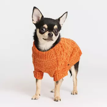 RURRI Свитер из шенилла для кошек и собак, S, желтый