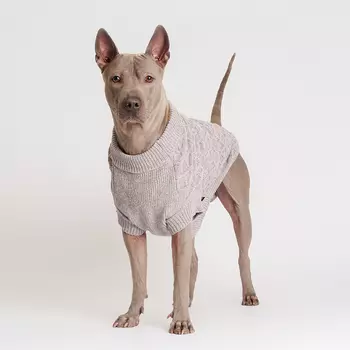 RURRI Свитер из шенилла для собак, 3XL, серый