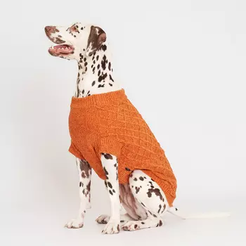 RURRI Свитер из шенилла для собак, 4XL, желтый