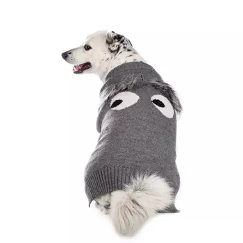 Rurri Свитер серый с глазками 40 см