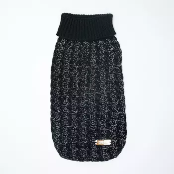 RURRI Свитер светоотражающий для кошек и собак, S, черный