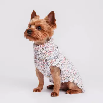 Rurri Свитер вязаный для собак, 30 см, голубой