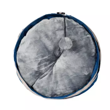 Rurri Тоннель-пещера Save-the-planet для кошек и собак мелких пород, 33 см, синий