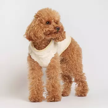 RURRI Жилетка пальто на замке для собак, L, желтое