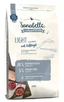 Sanabelle Light сухой корм для кошек 2кг