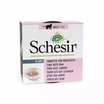 Schesir консервы для кошек Тунец/ветчина 85г