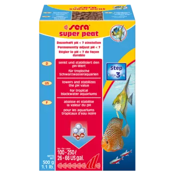 Sera Торф гранулированный Super Peat 500г