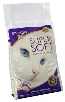 Sivocat Super Soft наполнитель для кошачьего туалета, комкующийся, 7 л