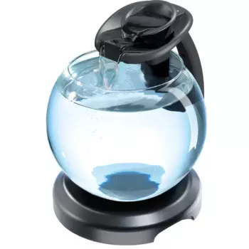 Tetra Cascade Globe Duo Waterfall аквариум черный 6,8 л круглый с LED светильником