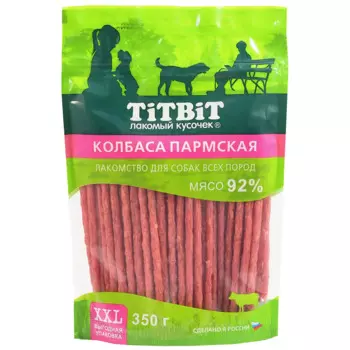 TiTBiT Лакомство Колбаса Пармская для собак, 350 гр.