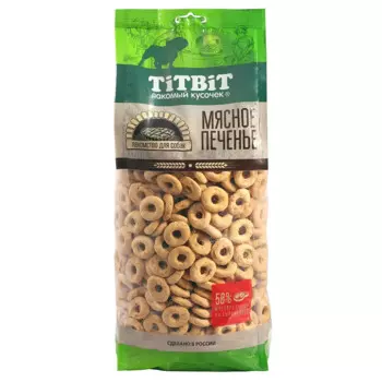 TiTBiT Лакомство Мясные сушки с говядиной для собак, 1 кг