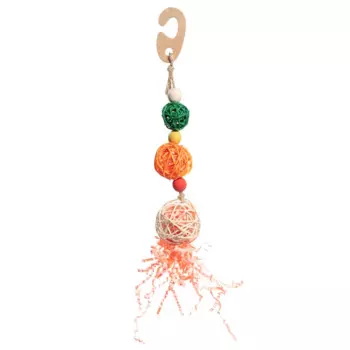 Triol Игрушка для птиц Разноцветные шарики 215/270*45мм