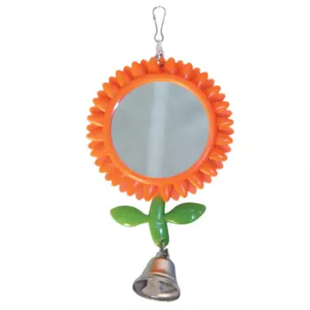 Triol Игрушка для птиц зеркало Подсолнух 80*175мм