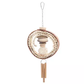 Triol Игрушка Natural для птиц Кольцо с трубочками 375/410*d150мм